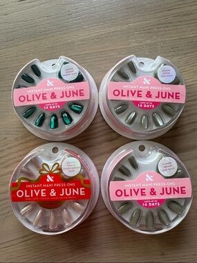 OLIVE & JUNE Instant Mani Press-On Nails - Velvet finishes
